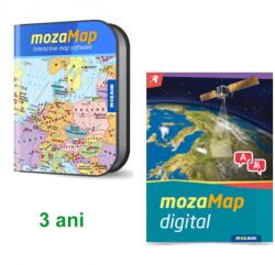 Moza Clasele gimnaziale - Atlas Geografic Digital Multilingv, 3 ani (MS-4095D-3)