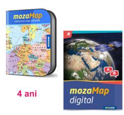 Moza Clasele liceale - Atlas Geografic Digital Multilingv, 4 ani (MS-4099D-4)