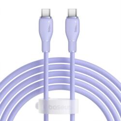Baseus Cablu Baseus Pudding Series 100W, USB-C la USB-C, Fast Charging, 2 metri, Violet (P10355702511-01)