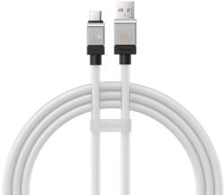 Baseus Cablu Baseus Coolplay, USB-A la USB-C, 100W, 2m, Alb (CAKW000702)