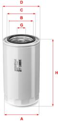 SOFIMA Filtru ulei SOFIMA S 4820 R (S 4820 R) - fixbox