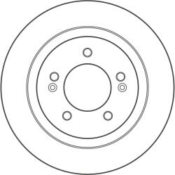 TRW Disc frana TRW DF3945 (DF3945)