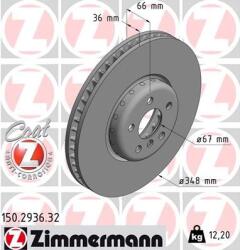 ZIMMERMANN Disc frana ZIMMERMANN 150.2936. 32 (150.2936.32)