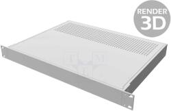 HAMMOND Carcasă standard 1U aluminiu 330mm x 422mm (RM1U1913VBK)