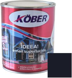 KÖBER Vopsea alchidica pentru lemn metal, Kober Ideea, interior exterior, gri antracit, 0.75 L