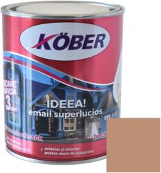 KÖBER Vopsea alchidica pentru lemn metal, Kober Ideea, interior exterior, cafeniu, 0.75 L