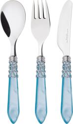 Casa Bugatti Set tacâmuri pentru copii Melodia, albastru, 3 piese (07-S60237M) Set pentru masa bebelusi