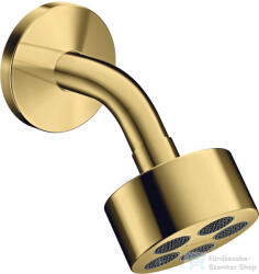 Hansgrohe AXOR ONE Ecosmart fejzuhany zuhanykarral, 1 jet, polírozott arany hatású 48490990 (48490990)