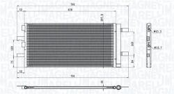 Magneti Marelli Condensator, climatizare MAGNETI MARELLI 350203786000 (350203786000) - fixbox