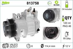 VALEO Compresor, climatizare VALEO 813758 (813758)