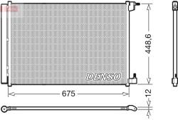 DENSO Condensator, climatizare DENSO DCN17060 (DCN17060) - fixbox