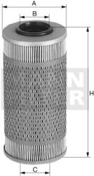 MANN-FILTER Filtru ulei MANN-FILTER H 43/2 (H432)