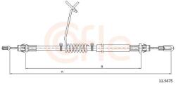 COFLE Cablu, frana de parcare COFLE 11.5675 (11.5675) - fixbox