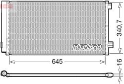 DENSO Condensator, climatizare DENSO DCN06020 (DCN06020) - fixbox