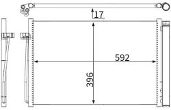 MAHLE Condensator, climatizare MAHLE AC 344 000S (AC 344 000S)
