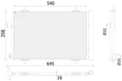 MAHLE Condensator, climatizare MAHLE AC 938 000P (AC 938 000P)
