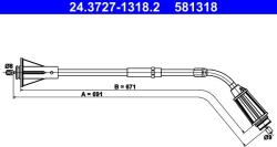 ATE Cablu, frana de parcare ATE 24.3727-1318.2 (24.3727-1318.2) - fixbox