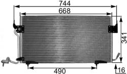MAHLE Condensator, climatizare MAHLE AC 342 000S (AC 342 000S)