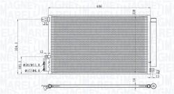 Magneti Marelli Condensator, climatizare MAGNETI MARELLI 350203100500 (350203100500) - fixbox