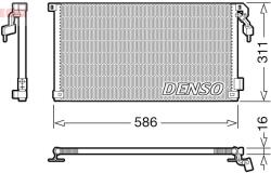DENSO Condensator, climatizare DENSO DCN21012 (DCN21012)