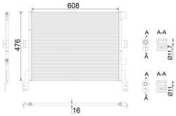 MAHLE Condensator, climatizare MAHLE AC 673 000S (AC 673 000S)