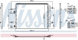 NISSENS Condensator, climatizare NISSENS 941004 (941004)