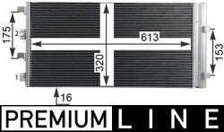 MAHLE Condensator, climatizare MAHLE AC 724 000P (AC 724 000P)