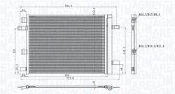 Magneti Marelli Condensator, climatizare MAGNETI MARELLI 350203101200 (350203101200) - fixbox