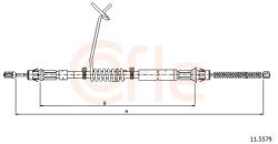 COFLE Cablu, frana de parcare COFLE 11.5579 (11.5579) - fixbox