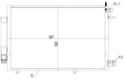 MTR Condensator, climatizare MTR 13054604 (13054604) - fixbox