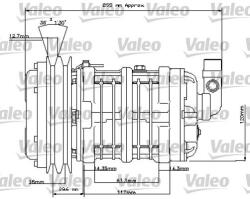 VALEO Compresor, climatizare VALEO 815842 (815842)