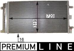 MAHLE Condensator, climatizare MAHLE AC 830 000P (AC 830 000P)