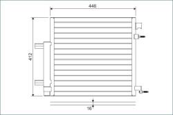 VALEO Condensator, climatizare VALEO 822578 (822578) - fixbox