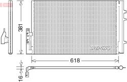 DENSO Condensator, climatizare DENSO DCN05014 (DCN05014)