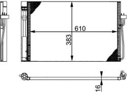 MAHLE Condensator, climatizare MAHLE AC 345 000P (AC 345 000P)