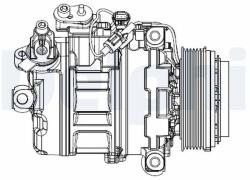 DELPHI Compresor, climatizare DELPHI CS20547 (CS20547) - fixbox