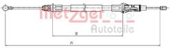 METZGER Cablu, frana de parcare METZGER 10.6854 (10.6854)