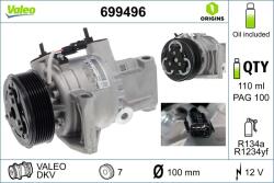 VALEO Compresor, climatizare VALEO 699496 (699496)
