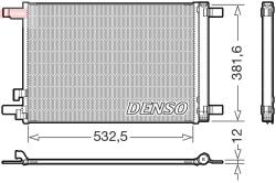 DENSO Condensator, climatizare DENSO DCN02048 (DCN02048) - fixbox