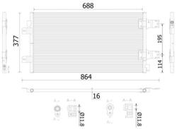MAHLE Condensator, climatizare MAHLE AC 906 000S (AC 906 000S)