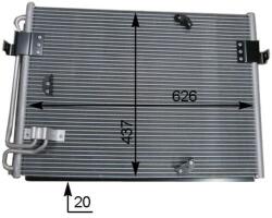 MAHLE Condensator, climatizare MAHLE AC 174 000S (AC 174 000S)