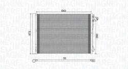 Magneti Marelli Condensator, climatizare MAGNETI MARELLI 350203781000 (350203781000) - fixbox