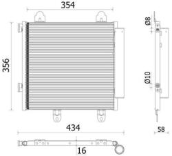 MAHLE Condensator, climatizare MAHLE AC 897 000P (AC 897 000P)