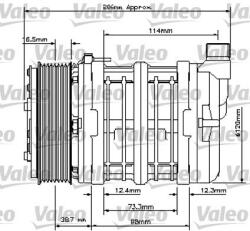 VALEO Compresor, climatizare VALEO 815815 (815815)