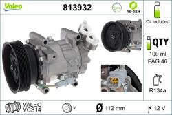 VALEO Compresor, climatizare VALEO 813932 (813932)