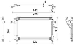 MAHLE Condensator, climatizare MAHLE AC 679 000S (AC 679 000S)