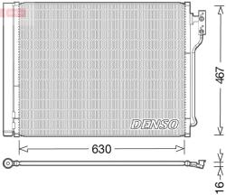 DENSO Condensator, climatizare DENSO DCN05031 (DCN05031) - fixbox