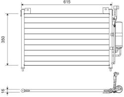 VALEO Condensator, climatizare VALEO 814038 (814038) - fixbox