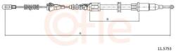 COFLE Cablu, frana de parcare COFLE 11.5753 (11.5753) - fixbox