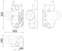 MAHLE Radiator ulei, ulei motor MAHLE CLC 310 000S (CLC 310 000S)